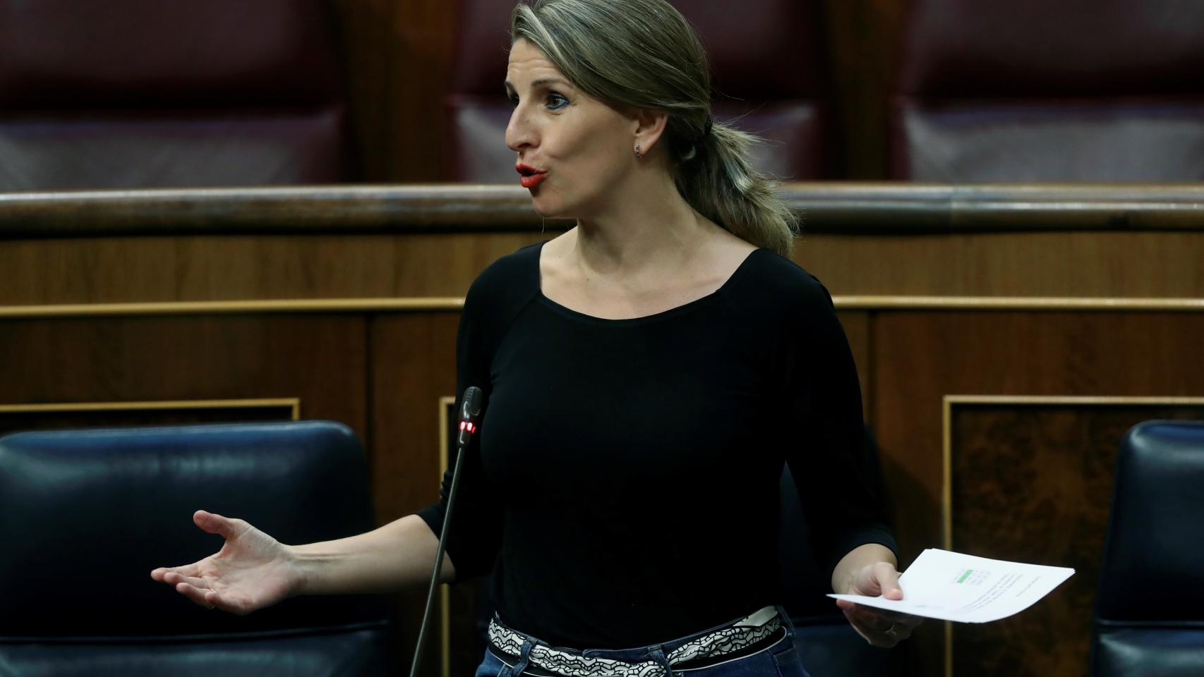 Yolanda Díaz, ministra de Trabajo.