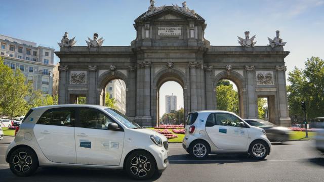 Unos vehículos de Share Now.