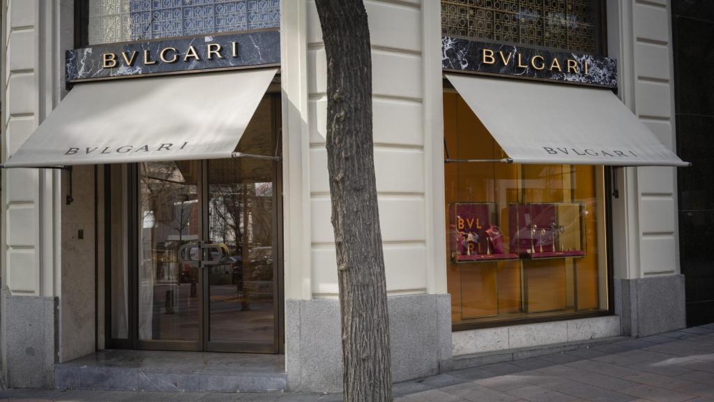 Tienda de BVLGARI en la capital de España.