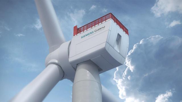 Turbina de 14 MW de Siemens Gamesa.
