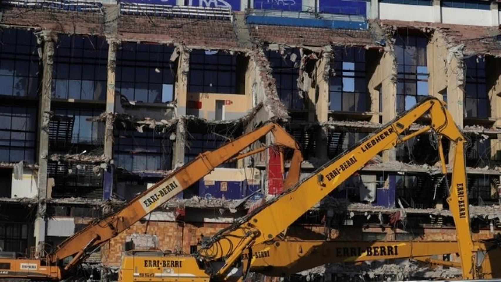 Demolición del Vicente Calderón