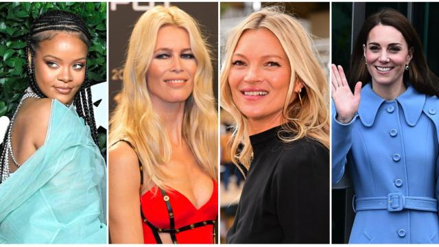 Algunos de los nombres que aparecen en la Biblia de la moda: Rihanna, Claudia Schiffer, Kate Moss y Kate Middleton.