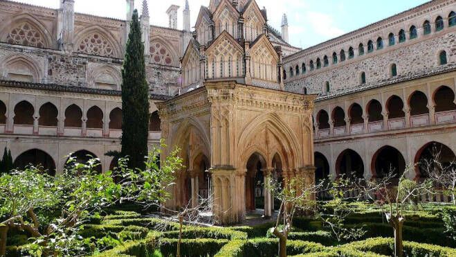 Interior de monasterio de Guadalupe