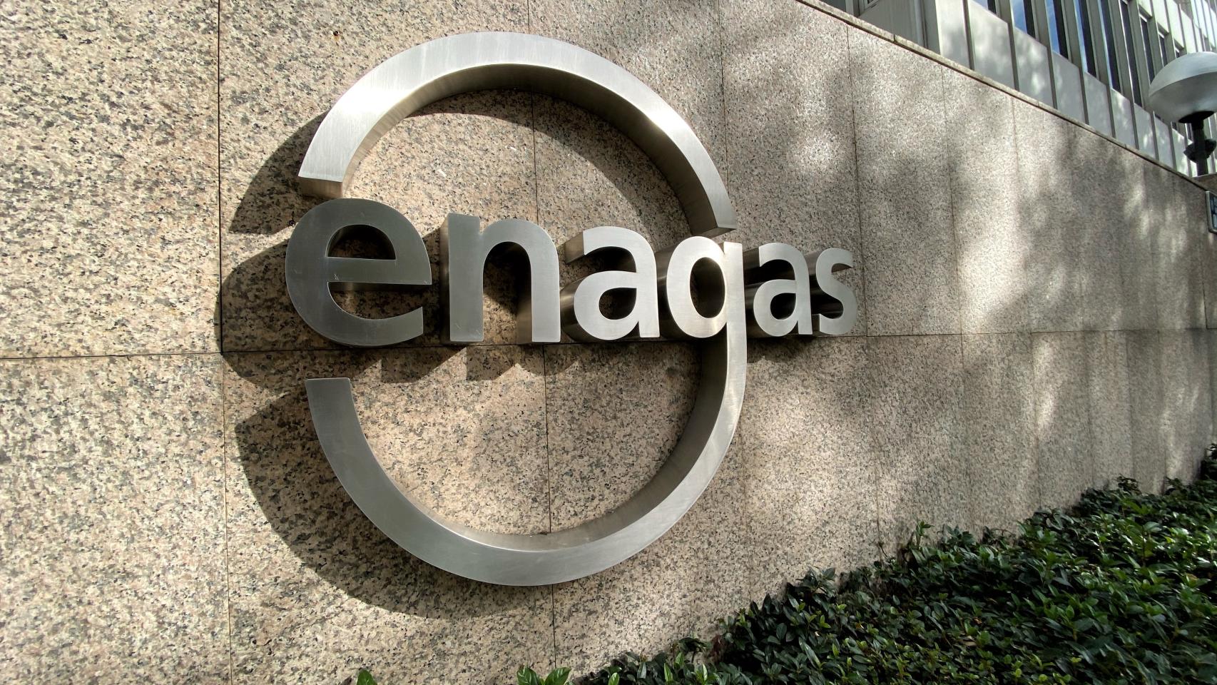 Detalle logo de Enagás.