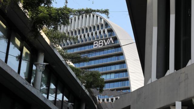 Imagen desde el interior de la Ciudad BBVA en Madrid.