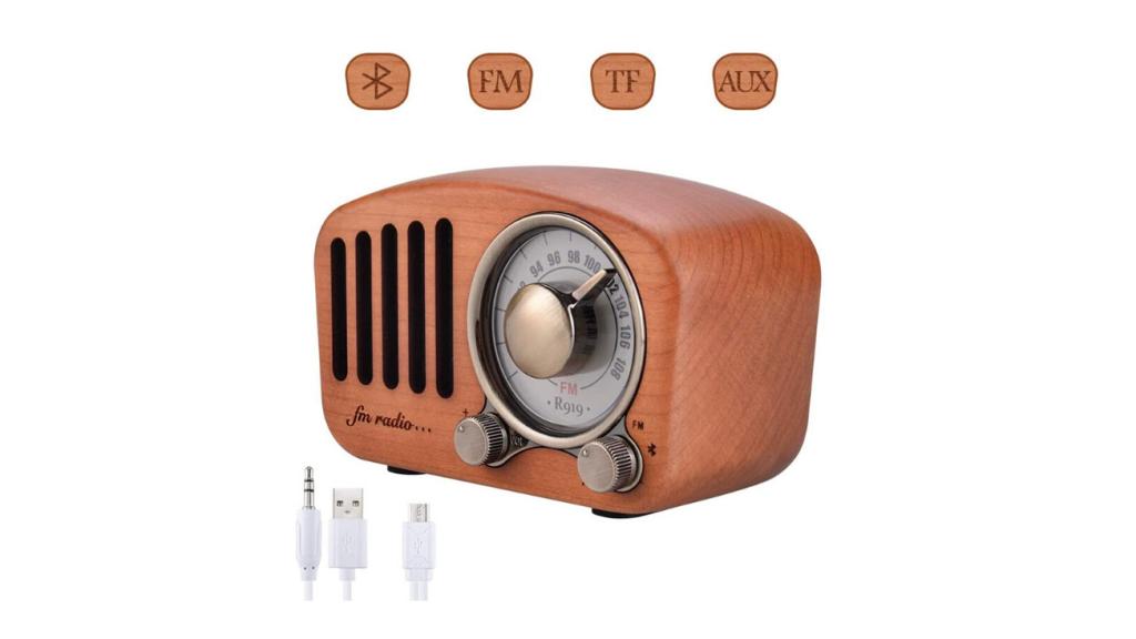Altavoz con diseño retro