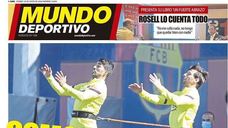 Portada Mundo Deportivo (29/05/2020)