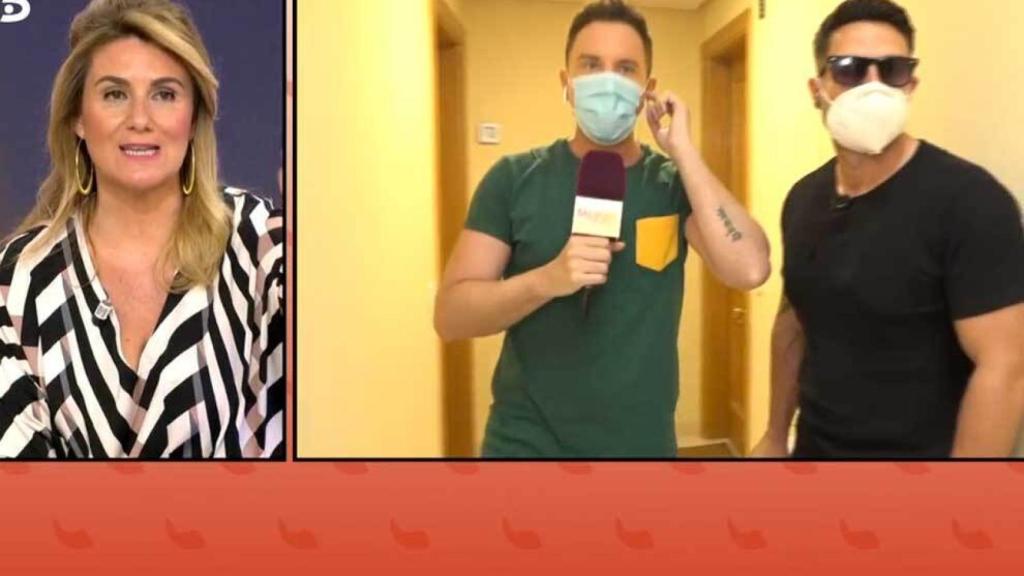 Captura del pase de 'Sálvame' del pasado viernes (Telecinco).