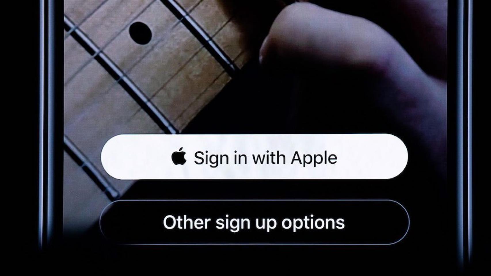 Logo de 'Sign in with Apple'