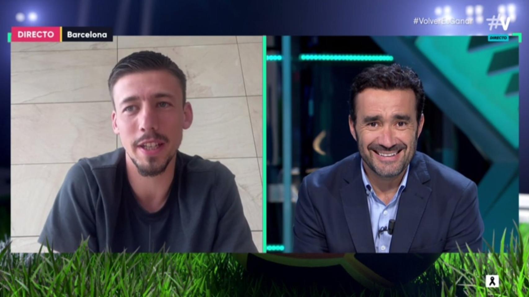 Clement Lenglet y Juanma Castaño