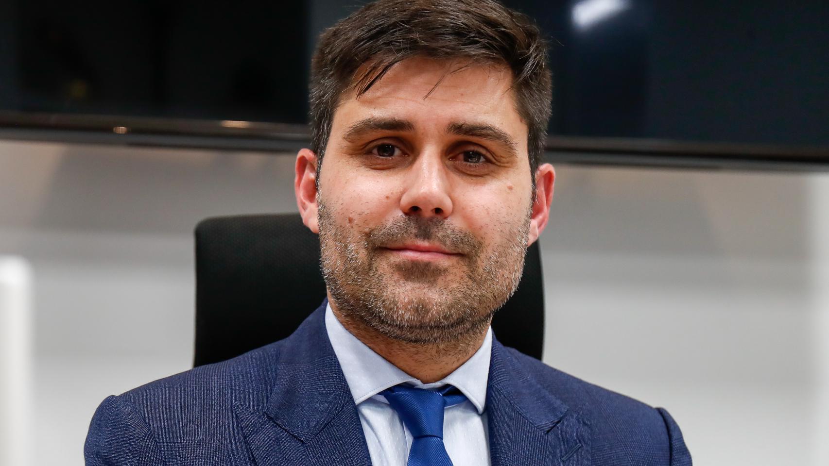 David Aganzo, en la sede de AFE