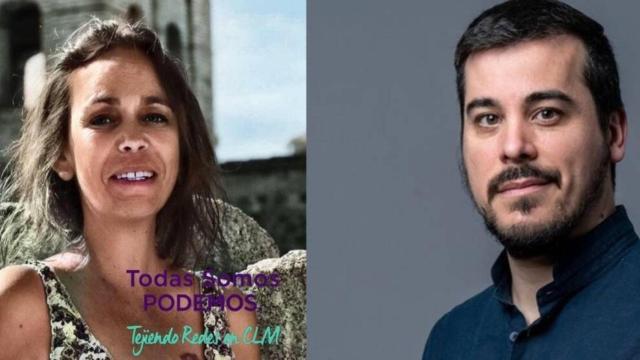 Helena Galán y José Luis García Gascón, candidatos a liderar Podemos en Castilla-La Mancha