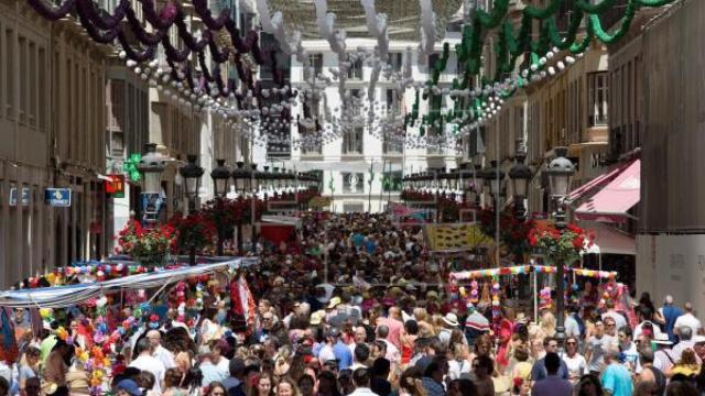 Una imagen de archivo de la feria de Málaga.