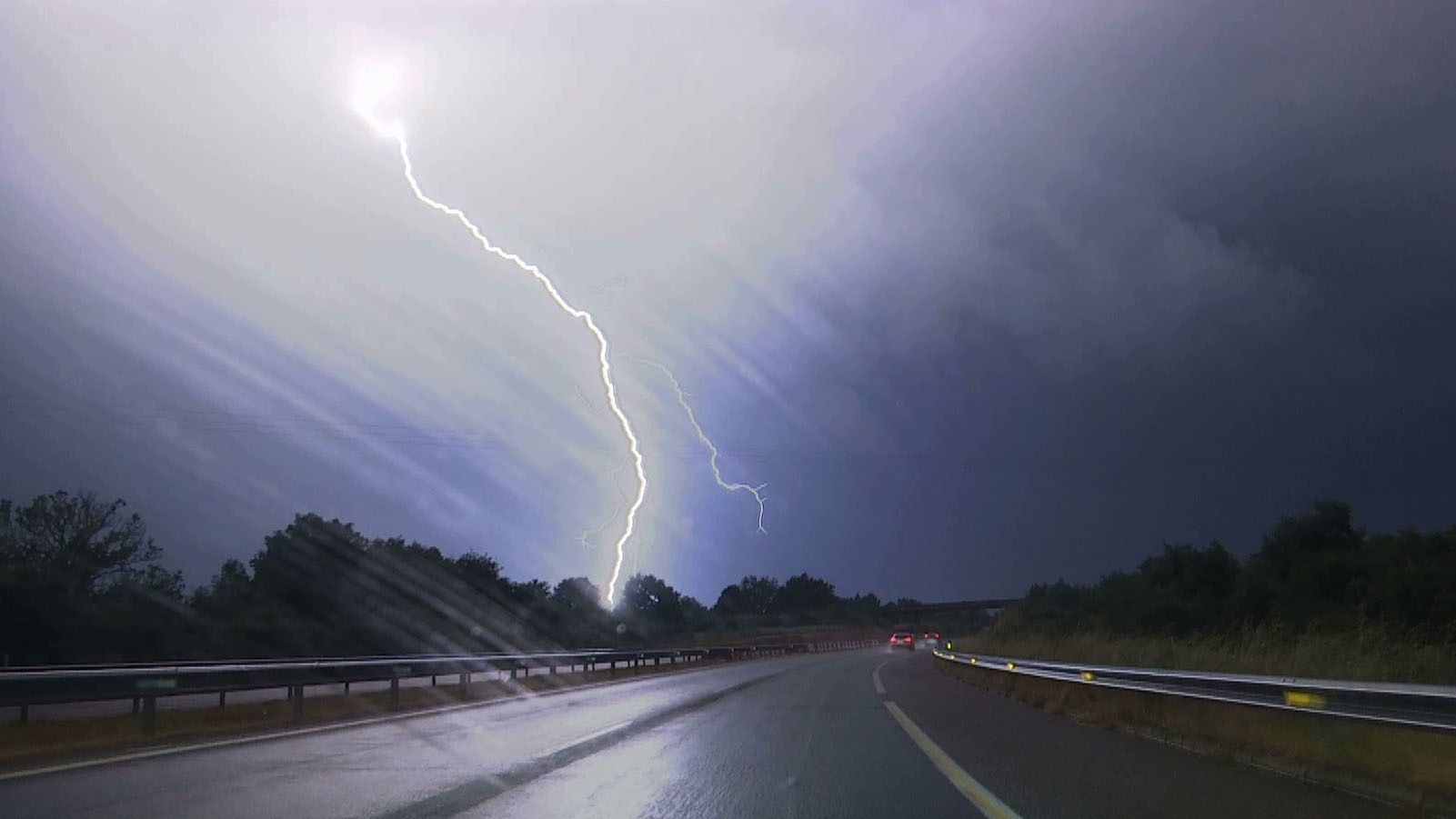 Tormenta en la provincia de Ourense.