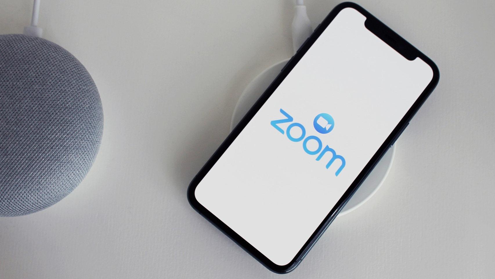 La app de Zoom para iPhone.