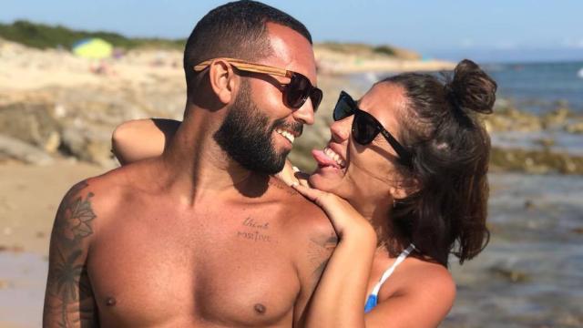 Omar Sánchez junto a Anabel Pantoja, en una imagen de sus redes.