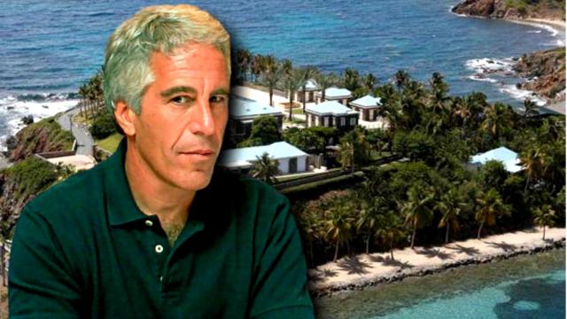 Jeffrey Epstein en un montaje de El Español.