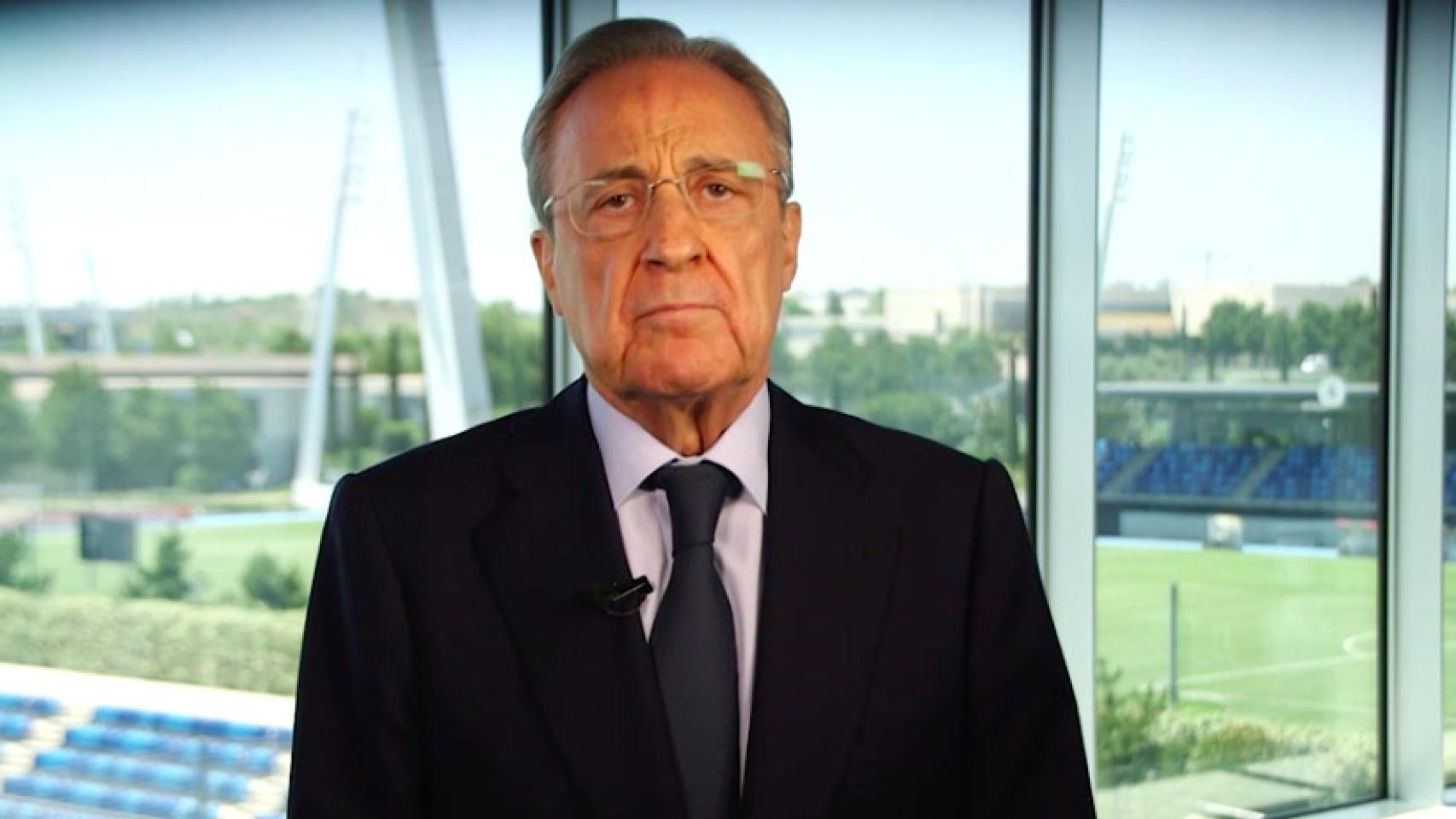 Florentino Pérez, en la campaña 'Madrid x Madrid'