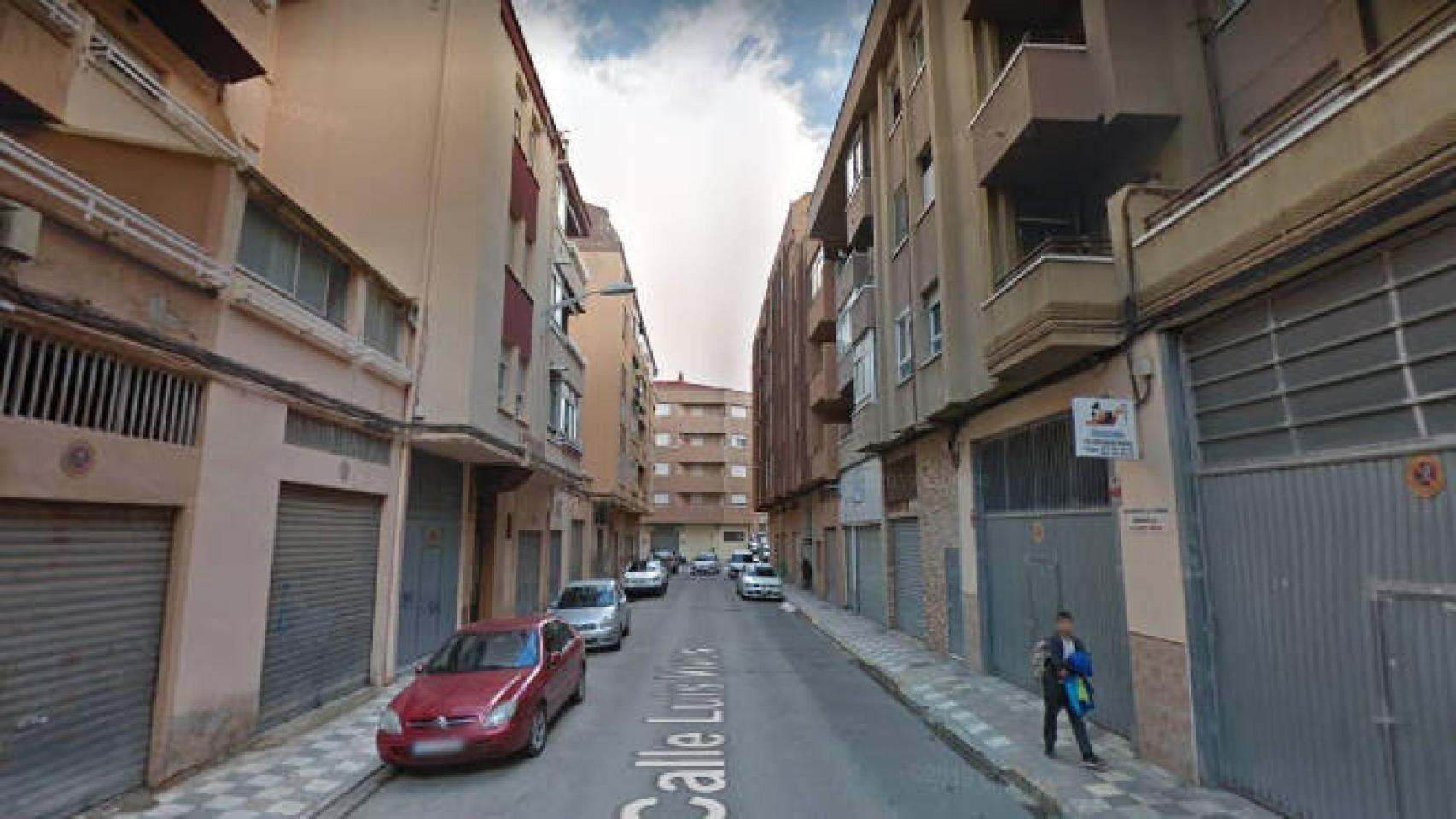 La calle Luis Vives de Albacete (Google Maps)