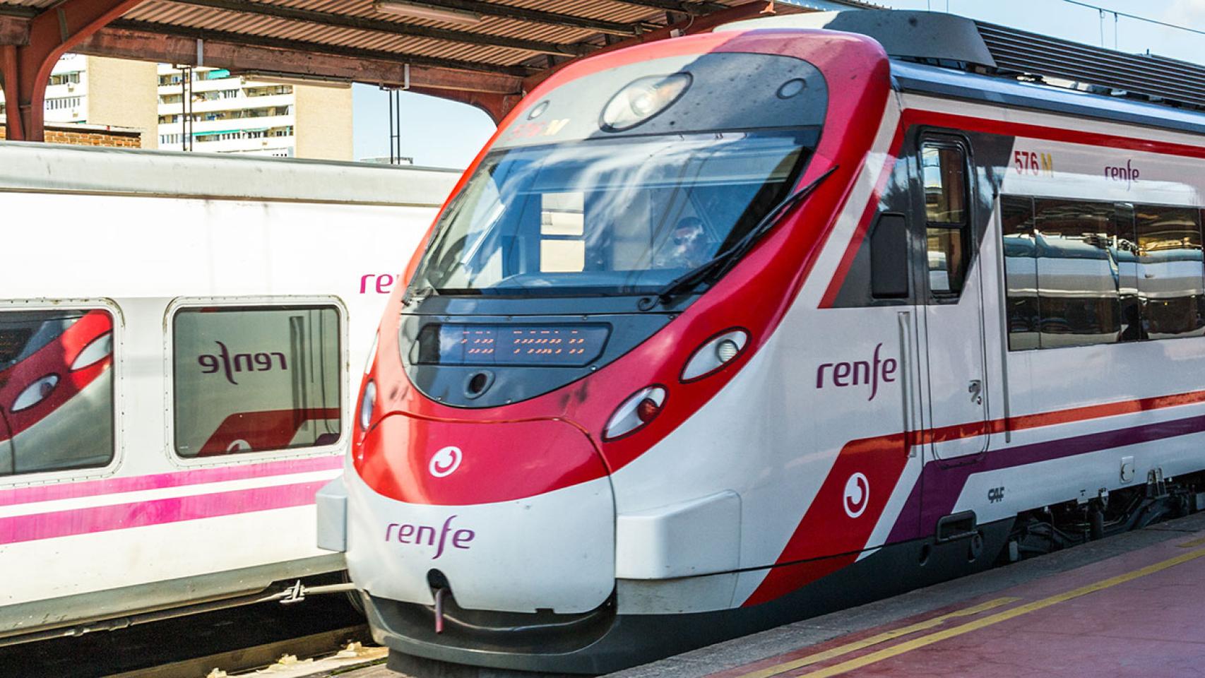 Un tren de Cercanías de Renfe.