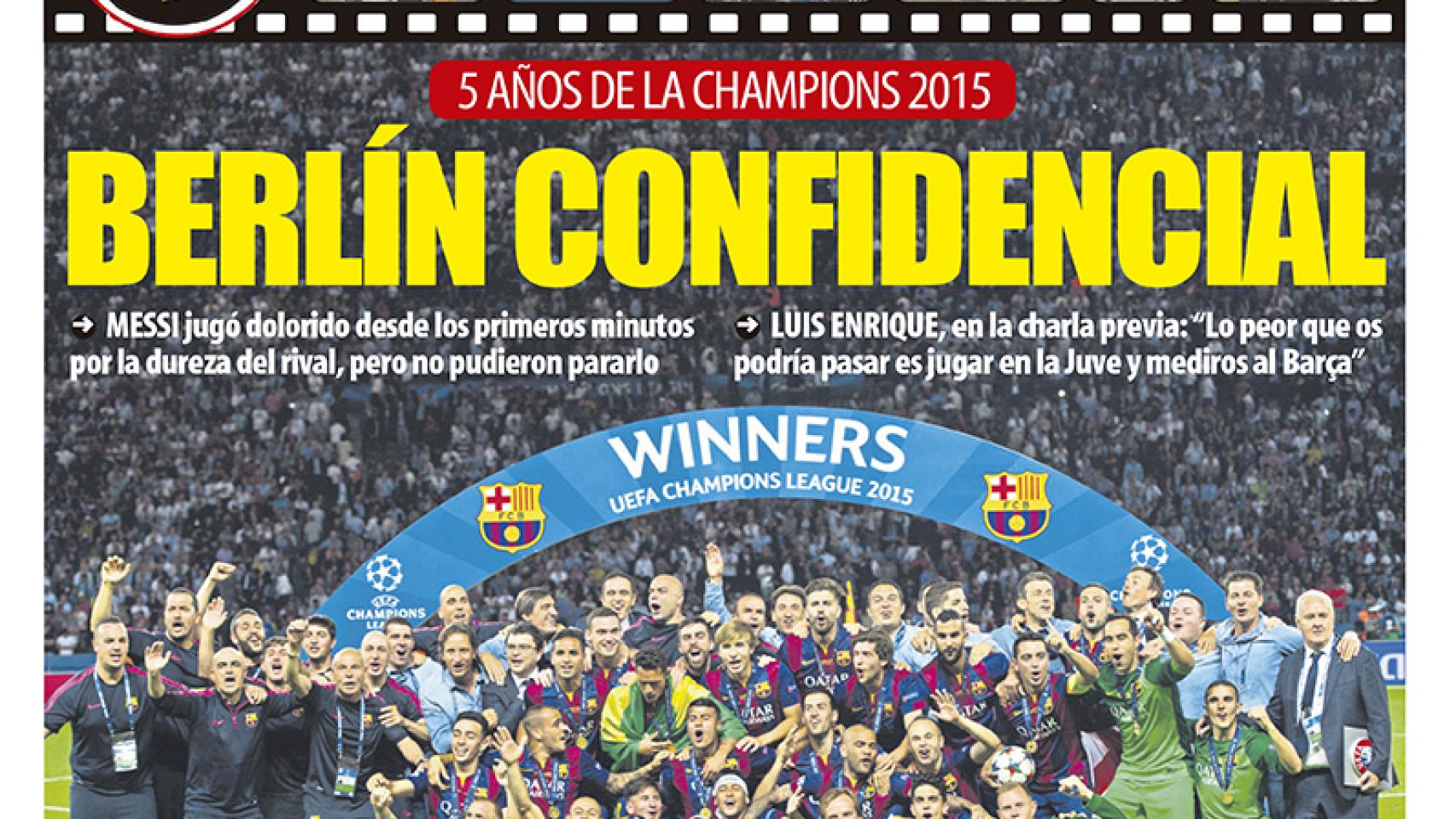 La portada del diario Mundo Deportivo (06/06/2020)