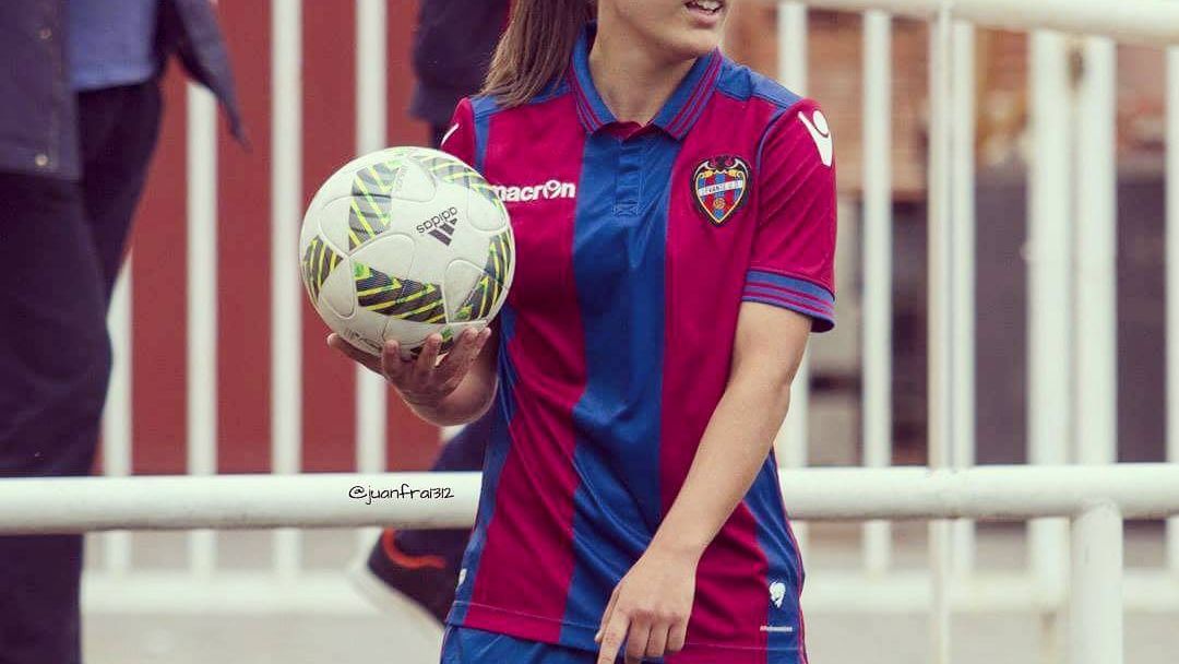 Laura Gutiérrez, durante un partido con el Levante