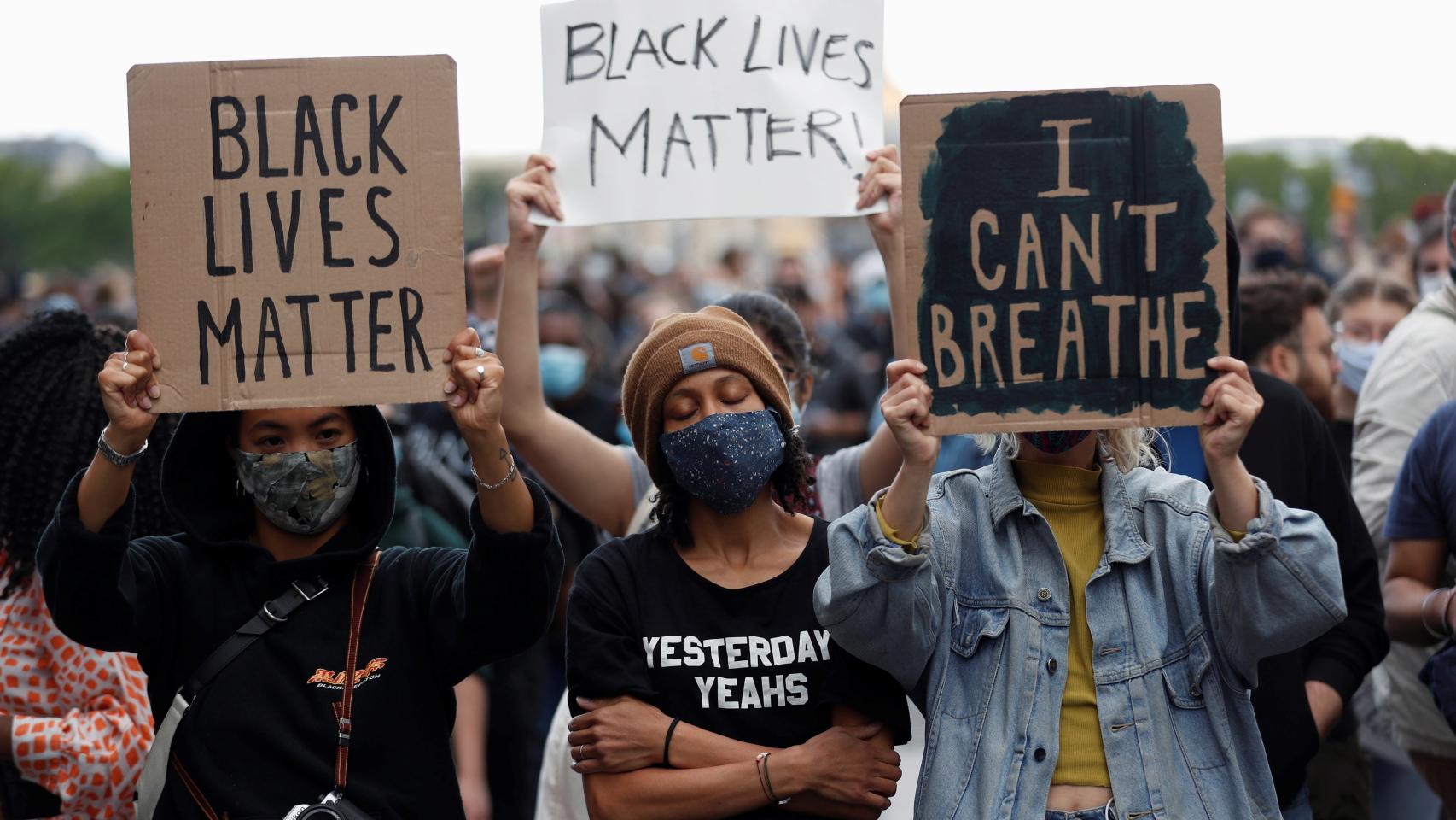 Manifestaciones en París contra el racismo.