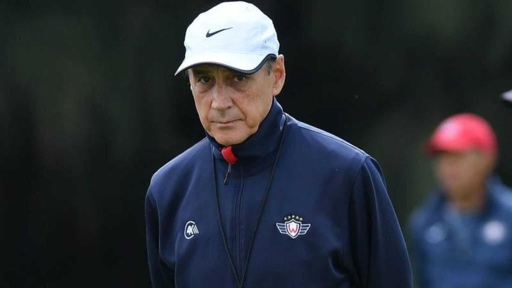 Miguel Ángel Portugal en Wilstermann, uno de los equipos que ha entrenado en Bolivia