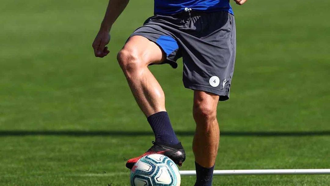 Illarramendi, durante un entrenamiento con la Real Sociedad