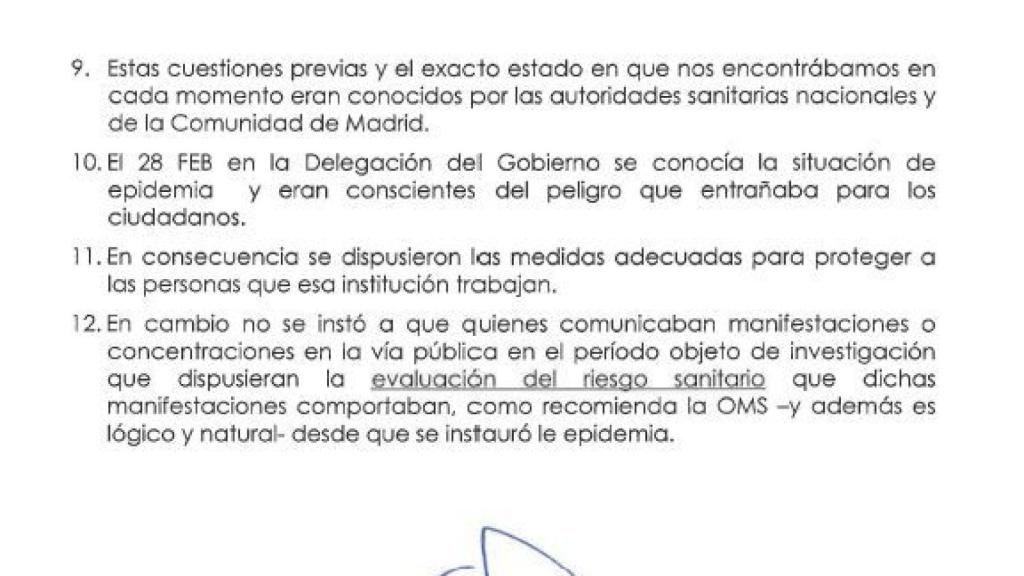 Conclusiones del nuevo informe del forense./