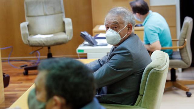 Eugenio Pino, en el juicio de la Audiencia de Madrid sobre el 'pendrive' de Jordi Pujol. /