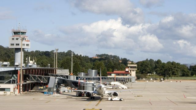 Aeropuerto de Peinador, en Vigo.