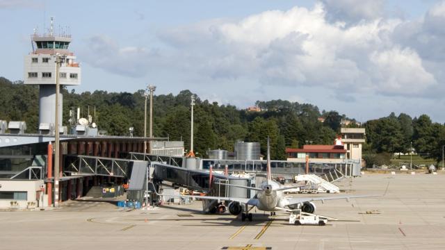 Aeropuerto de Peinador, en Vigo.