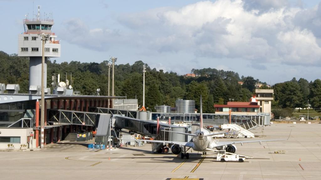 Aeropuerto de Peinador, en Vigo.