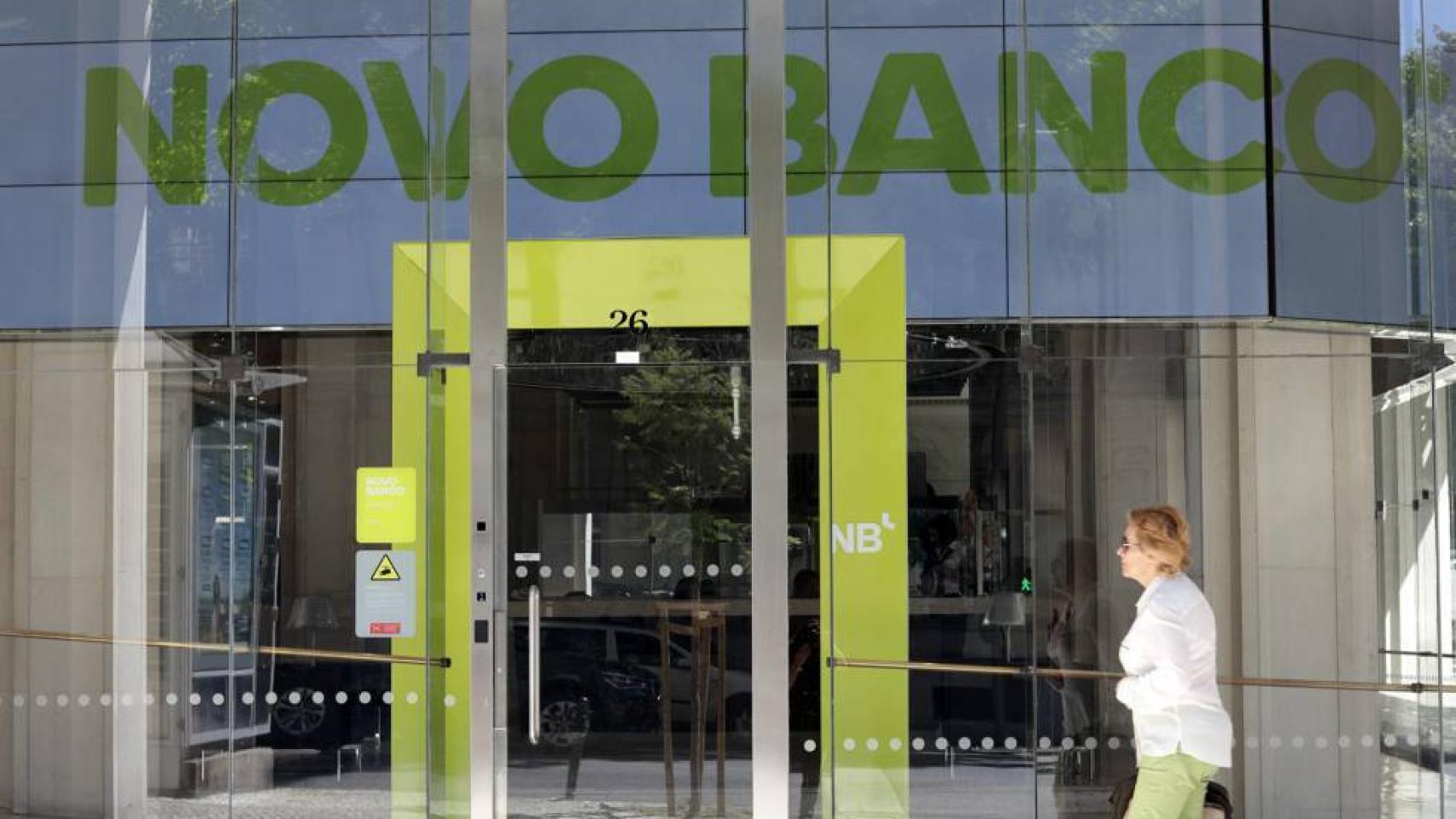 Una sucursal de Novo Banco en una imagen de archivo.