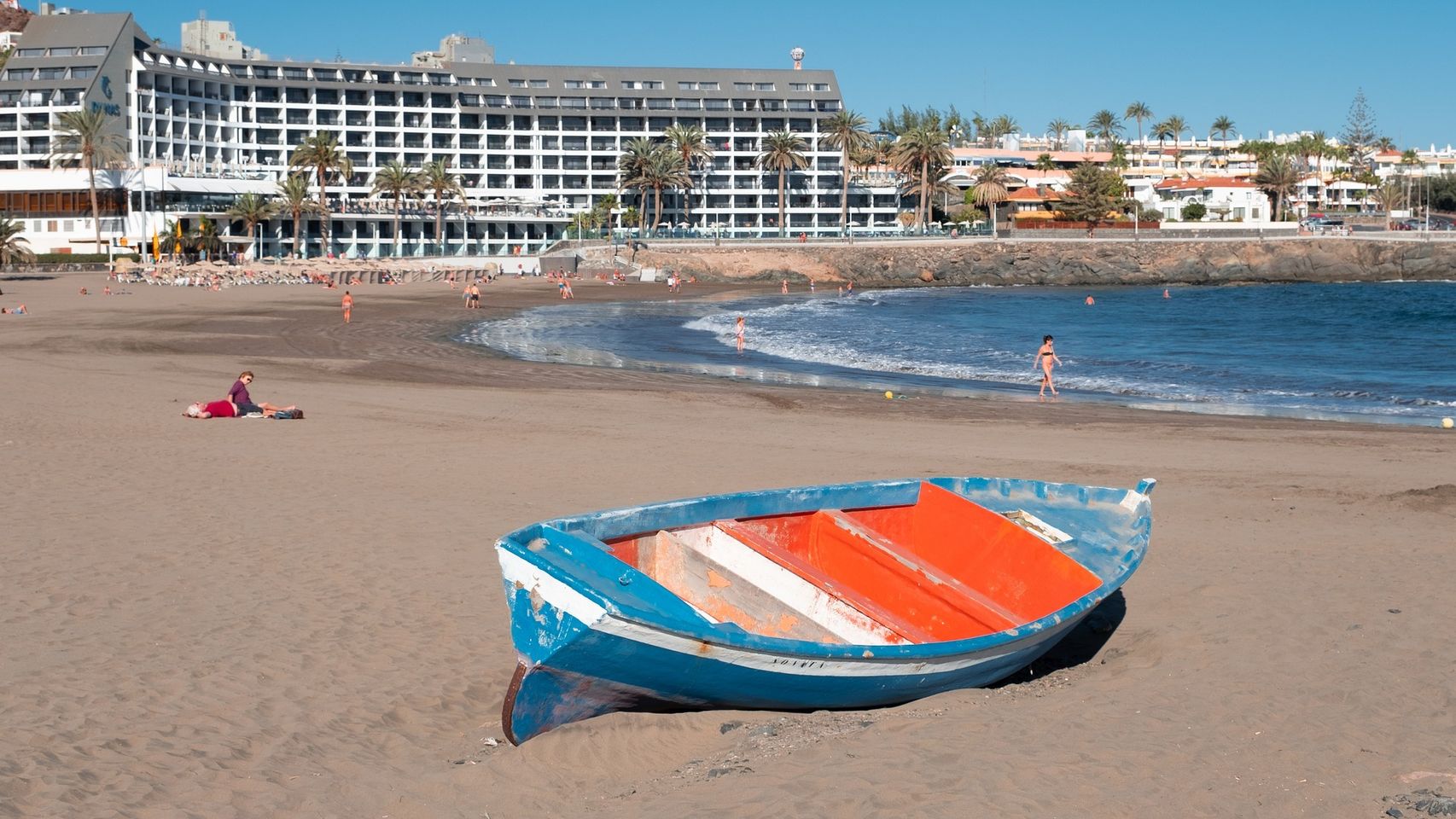 Imagen de una playa de Canarias.