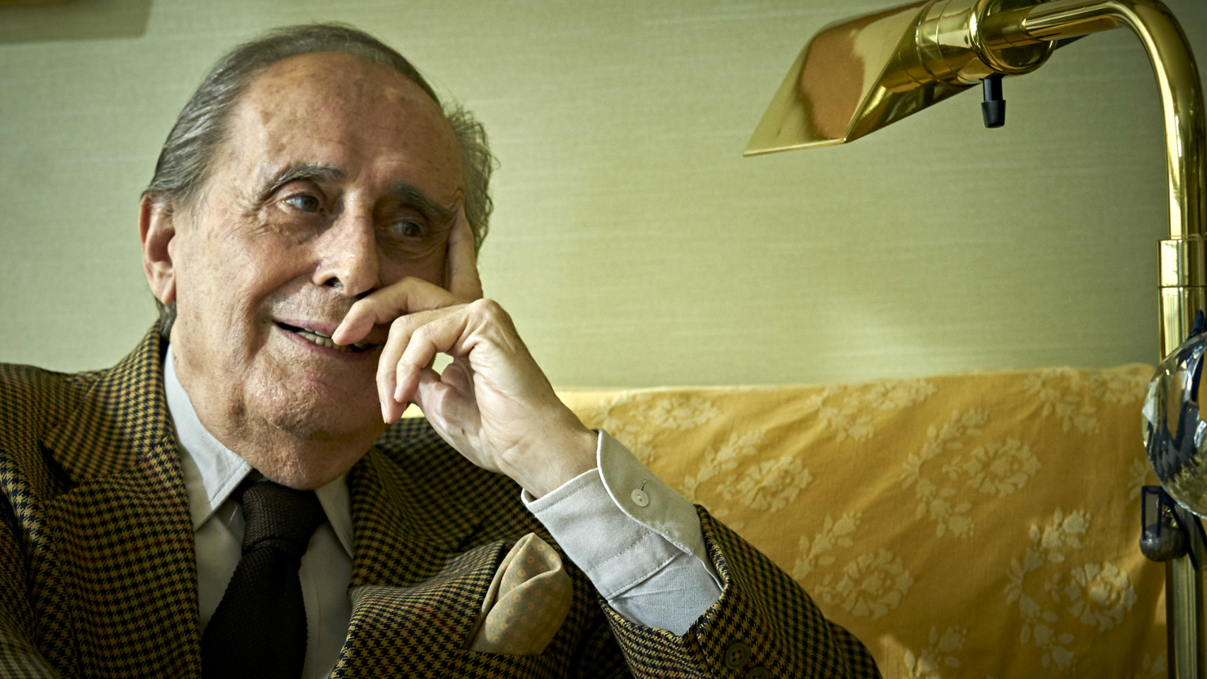 Jaime Peñafiel el día de la presentación de su último libro, 'Anécdotas de oro'.