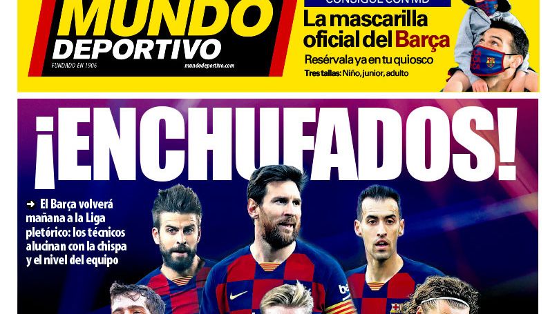 Portada Mundo Deportivo (12/06/20)