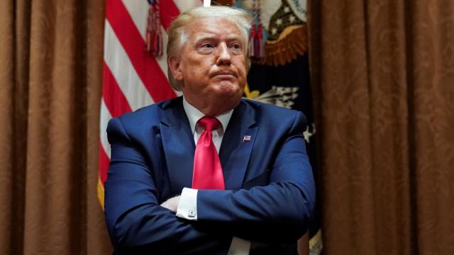 Donald Trump en la Casa Blanca.