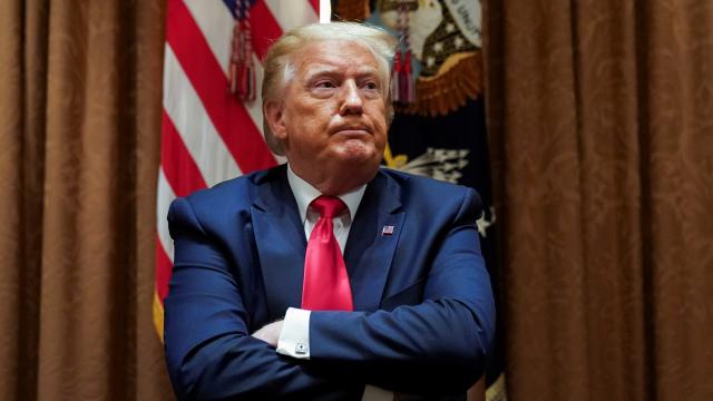 Donald Trump en la Casa Blanca.