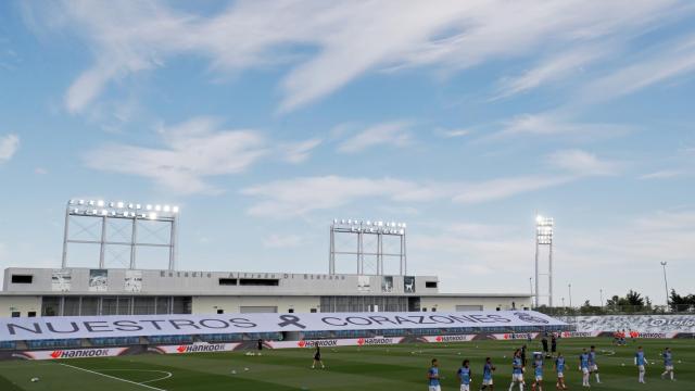 En nuestros corazones: la pancarta del Real Madrid por las víctimas del coronavirus