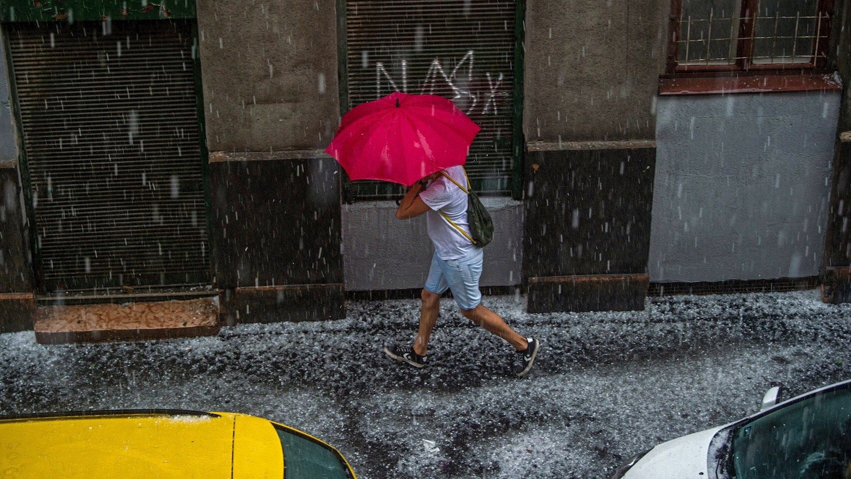 Tormenta de granizo. EFE/EPA/Zoltan Balogh