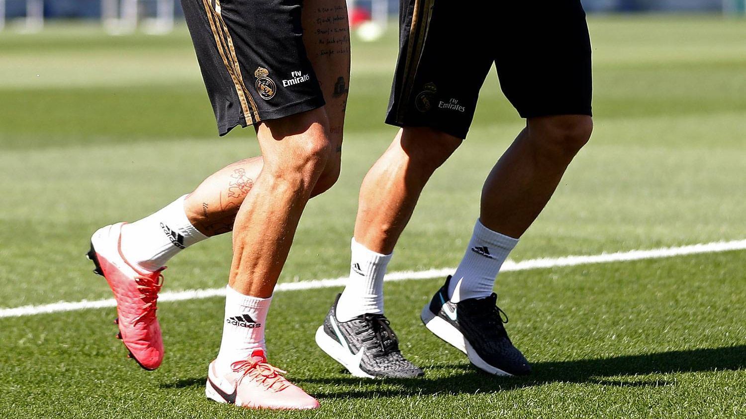 Sergio Ramos y Modric entrenan en Valdebebas