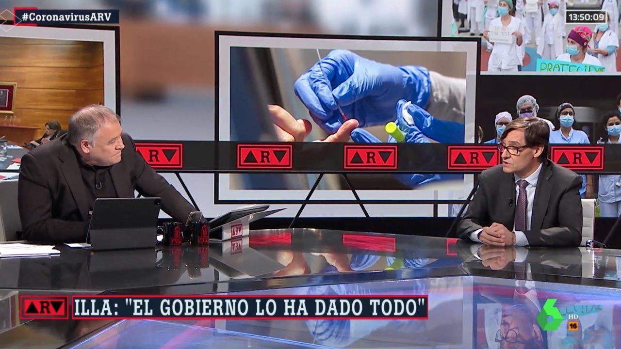 El ministro de Sanidad, Salvador Illa.