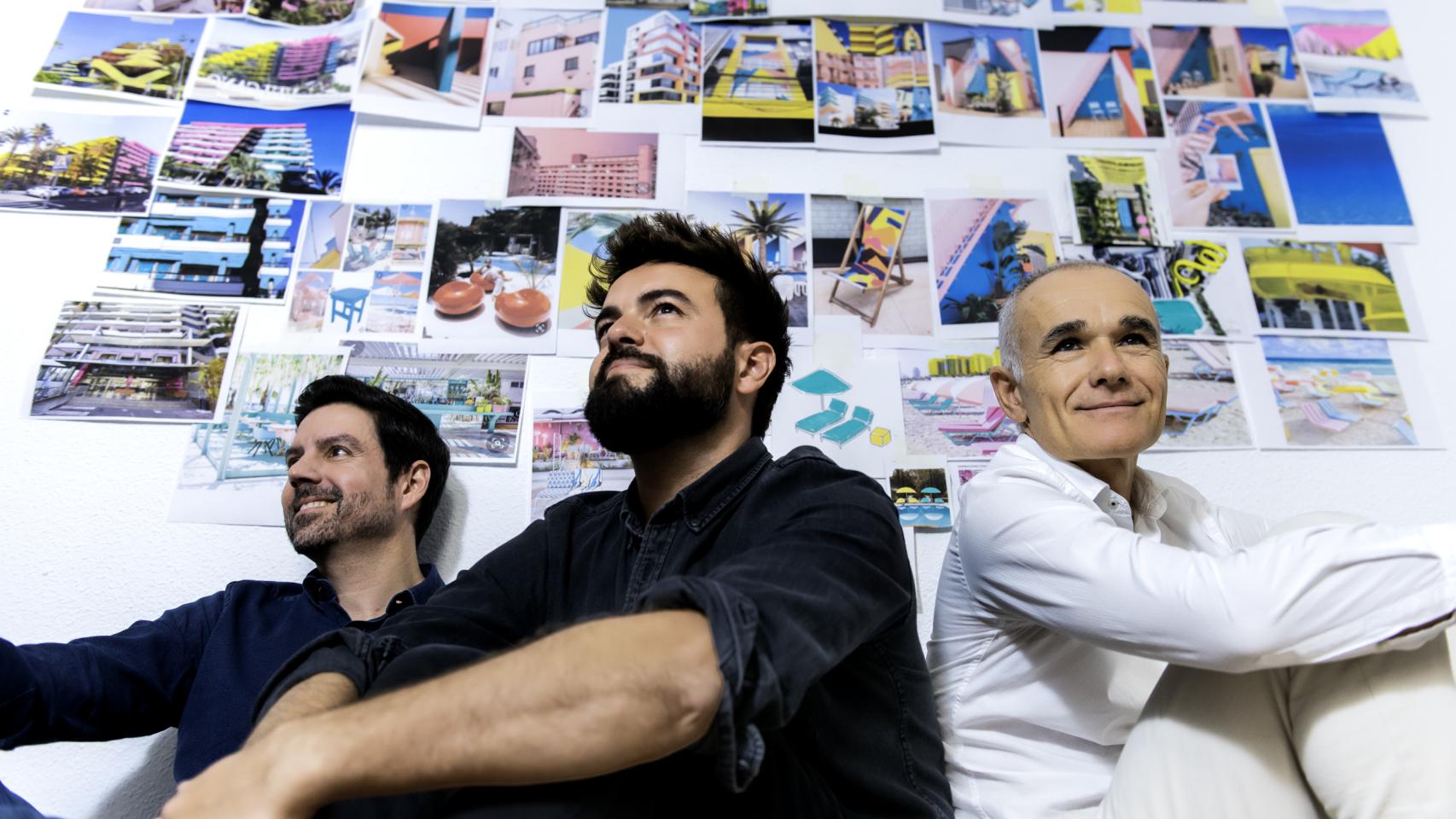 Raúl Domínguez, Lauro Samblás y Miguel Villarroya