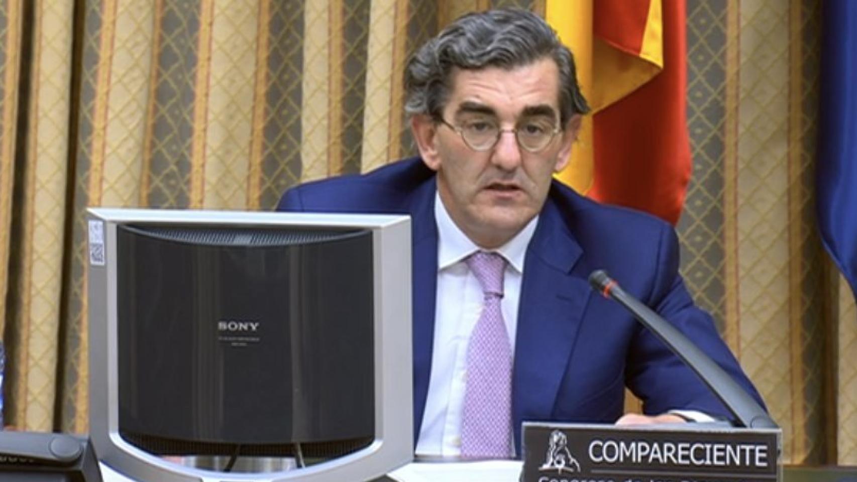 Juan Abarca, en el Congreso.