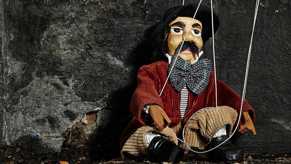 Marioneta en una foto de archivo.