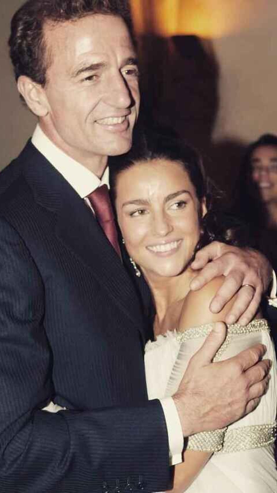 Alessandro Lequio y María Palacios el día de su boda.