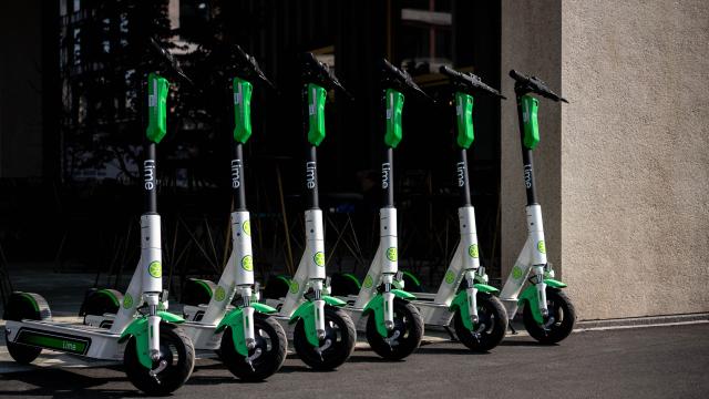 Patinetes de Lime.
