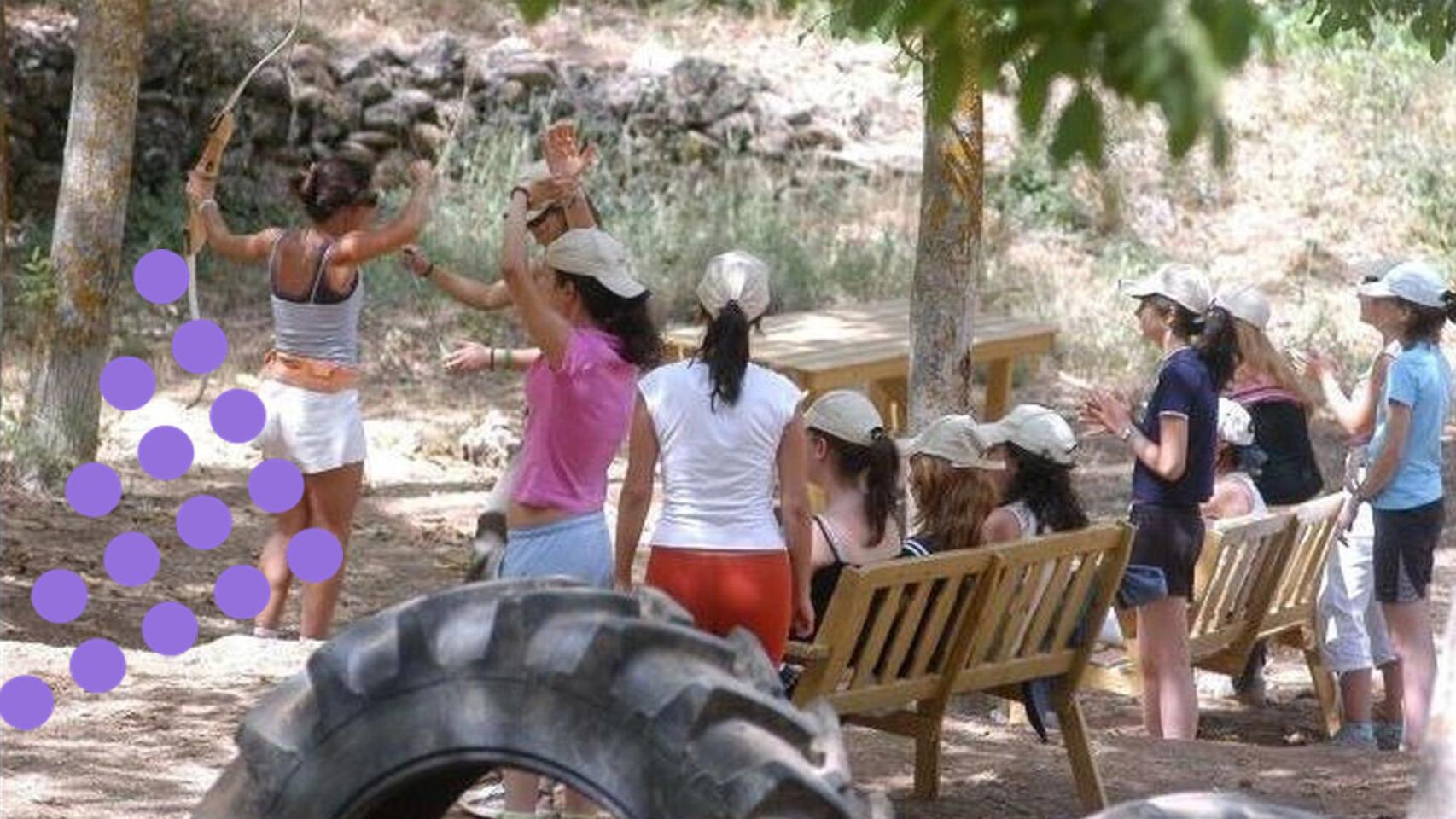Imagen de archivo de un campamento de verano.